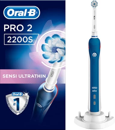 Oral-B Pro-2 2200S sähköhammasharja (sininen/valkoinen)