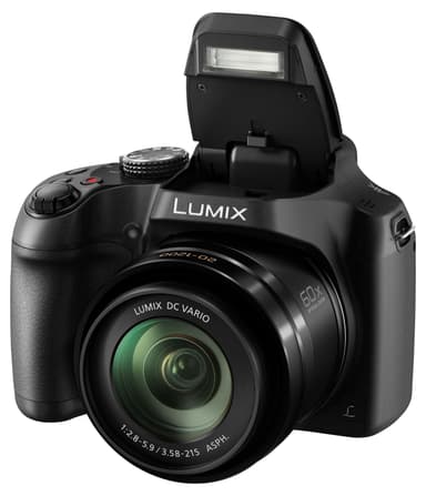 Panasonic Lumix FZ82 ultrazoom digitaalikamera (musta)