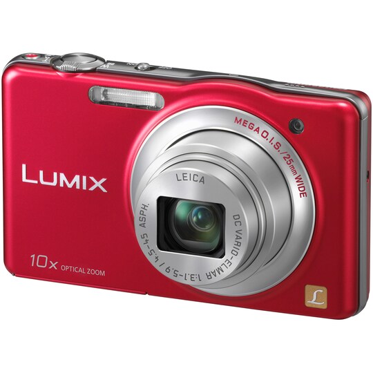 Panasonic LUMIX DMC-SZ1 digikamera (punainen)