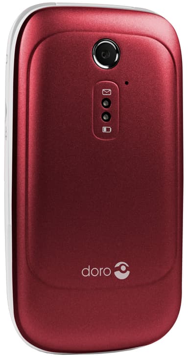 Doro 6521 matkapuhelin (punainen/valkoinen)