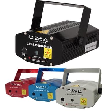 Ibiza Mini Firefly Laser - Sininen
