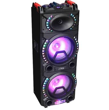 Aktiivinen DJ-kaiutin- 2x10" 500w