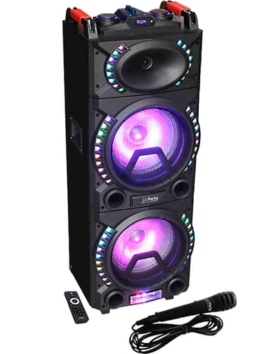 Aktiivinen DJ-kaiutin- 2x10" 500w