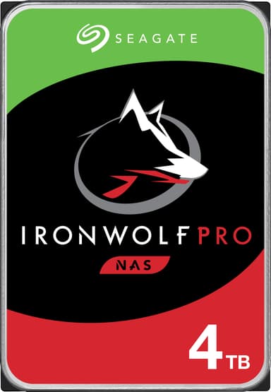 Seagate IronWolf Pro 3,5" sisäinen NAS-kovalevy (4 TB)