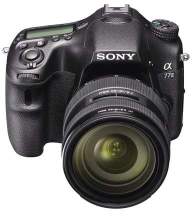 Sony SLT-A77 Mark II järjestelmäkamera 16-50 mm objekti