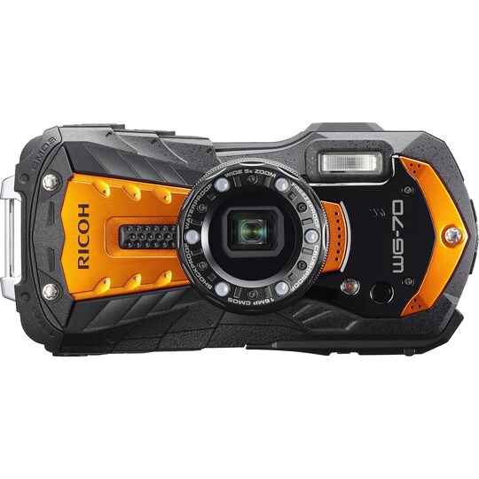 Ricoh kompaktikamera WG-70 (oranssi)