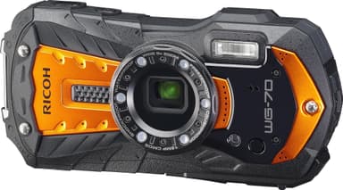 Ricoh kompaktikamera WG-70 (oranssi)