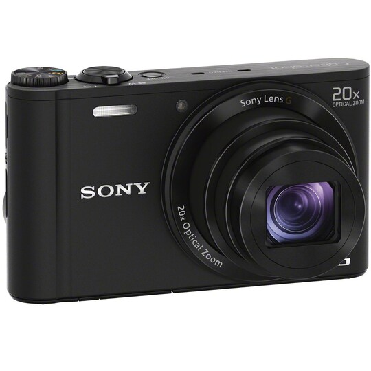 Sony DSC-WX300 digikamera (musta)