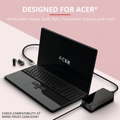 Trust Maxo Acer 90 W kannettavan laturi