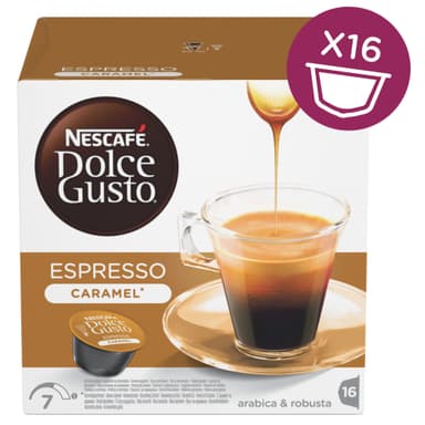 Nescafè Dolce Gusto Espresso Caramel kahvikapselit