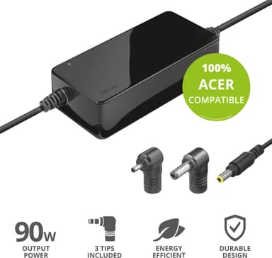 Trust Maxo Acer 90 W kannettavan laturi