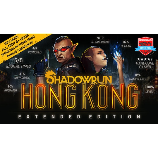 Shadowrun: Hong Kong - Extended Edition - PC Windows,Mac OSX,Linux