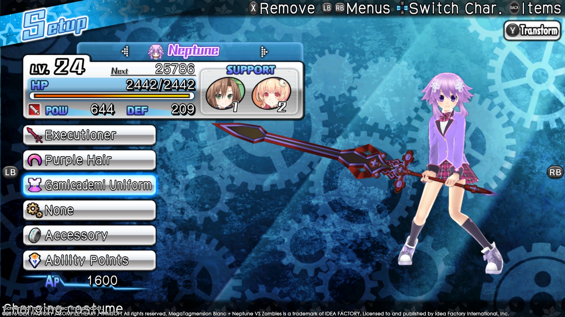 MegaTagmension Blanc + Neptune VS Zombies - PC Windows