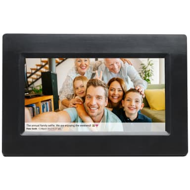 Denver Frameo 7" sosiaalinen kuvakehys PFF-710 Wi-Fi (musta)