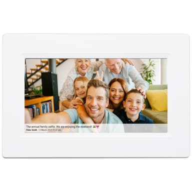 Denver Frameo 7" sosiaalinen kuvakehys PFF-710 Wi-Fi (valk.)