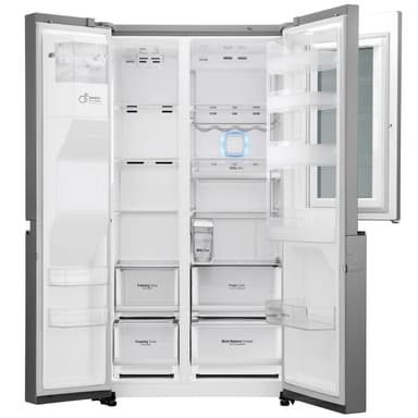 LG InstaView side-by-side jääkaappipakastin GSX961NSAZ