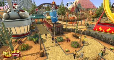 RollerCoaster Tycoon World Deluxe Edition - PC Windows,Mac OSX,Linux