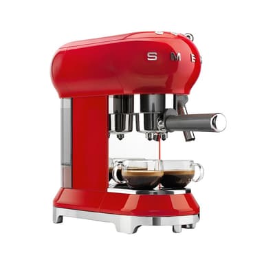 Smeg 50-luvun kahvikone ECF01RDEU (punainen)