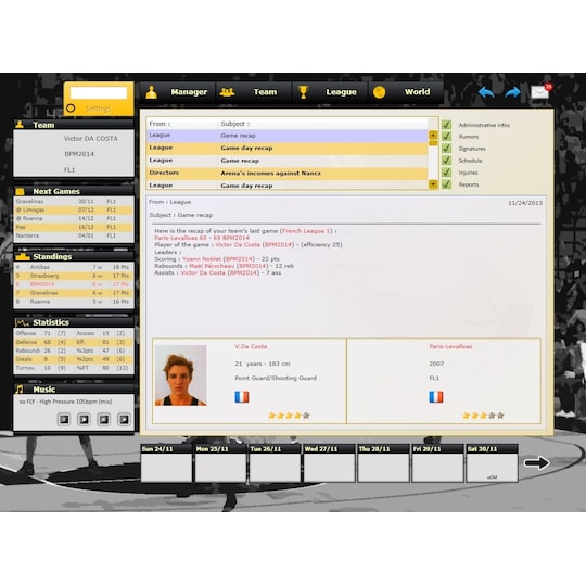 Basketball Pro Management 2014 - PC Windows