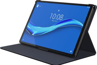 Lenovo Tab M10 FHD Plus (2nd Gen) Folio suojakotelo näytönsuojakalvolla (musta)