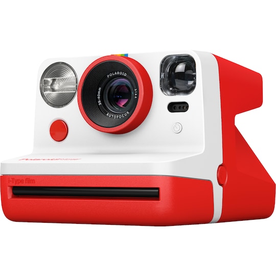 Polaroid Now analoginen kamera (punainen)