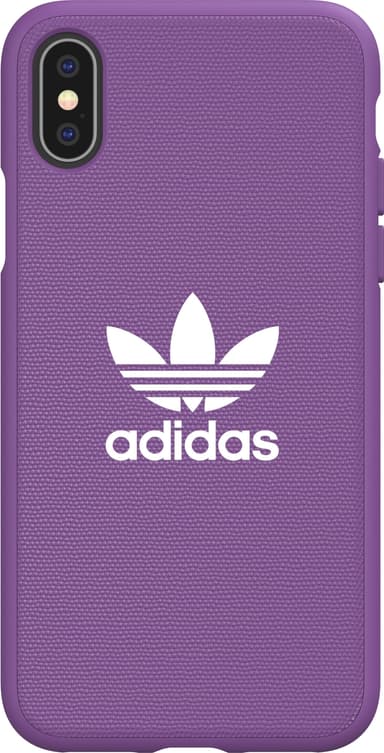 Adidas Canvas iPhone X/Xs suojakuori (violetti)