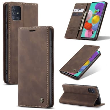 CaseMe Smart FlipCase Samsung Galaxy A51 (SM-A515F)  - kahvi