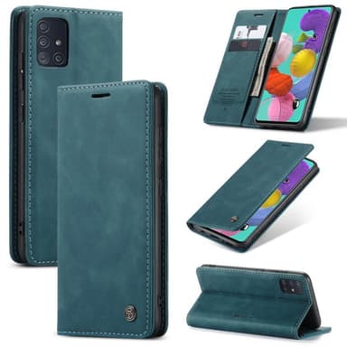 CaseMe Smart FlipCase Samsung Galaxy A51 (SM-A515F)  - sininen