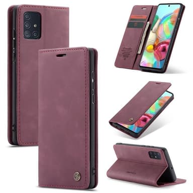 CaseMe Smart FlipCase Samsung Galaxy A71 (SM-A715F)  - kahvi