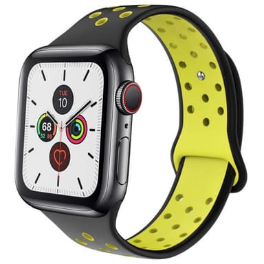EBN Sport Rannekoru Apple Watch 5 (40mm) - musta / keltainen