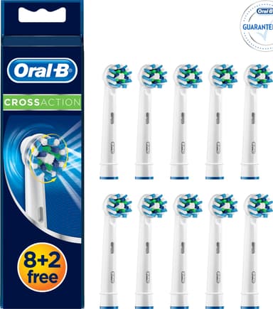 Oral B CrossAction vaihtoharja 10 kpl