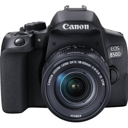 Canon EOS 850D DSLR kamera + 18-55 mm IS STM objektiivi