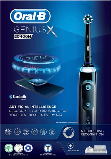 Oral-B Genius X sähköhammasharja 20400N (musta)