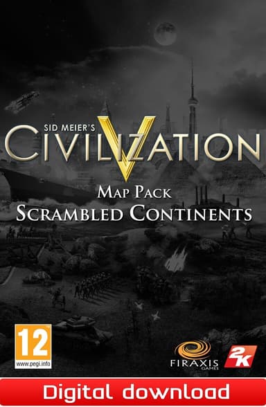 Sid Meier's Civilization V Scrambled Continents Map Pack - PC Windows