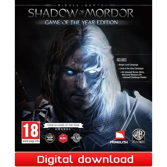 Middle-earth Shadow of Mordor - Game of the Year Edition - PC Windows