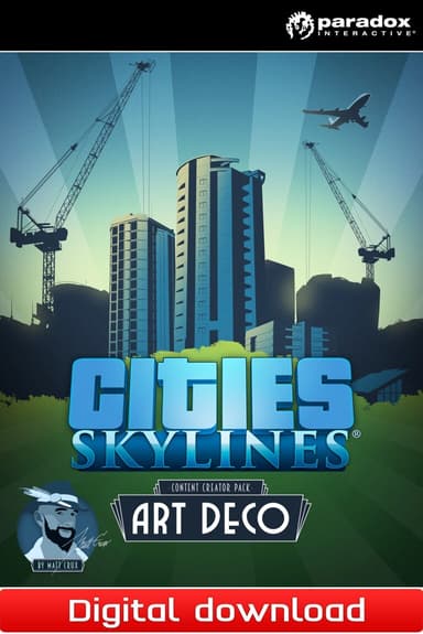 Cities Skylines - Content Creator Pack Art Deco - PC Windows Mac OSX