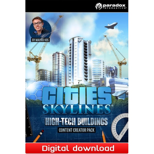 Cities Skylines - Content Creator Pack High-Tech Buildings  - PC