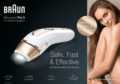 Braun SilkExpert PRO valoimpulssilaite PL5014