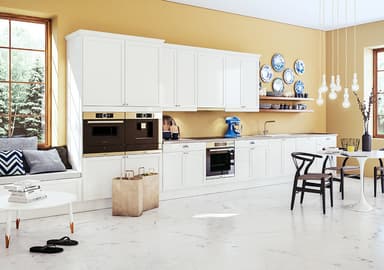 Epoq Shaker Classic White Vitriini kulmaovi keittiöön 92
