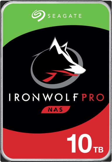 Seagate IronWolf Pro 3,5" sisäinen kovalevy NAS-järjestelmiin (10 TB)