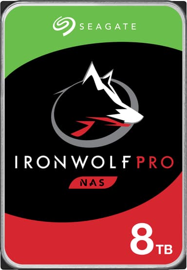 Seagate IronWolf Pro 3,5" sisäinen kovalevy NAS-järjestelmiin (8 TB)