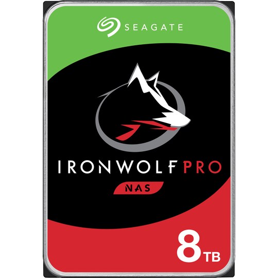 Seagate IronWolf Pro 3,5" sisäinen kovalevy NAS-järjestelmiin (8 TB)
