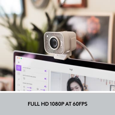 Logitech StreamCam webkamera (valkoinen)