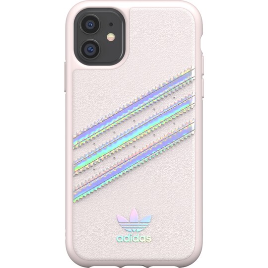 Adidas PU iPhone 11 suojakuori (orkidea/hologrammi)