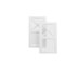 Epoq Fasett Mansion Classic White Vitriiniovi puolikas lasi 40x125