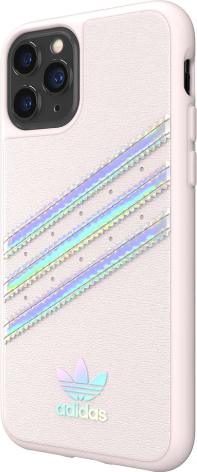 Adidas PU iPhone 11 Pro suojakuori (orkidea/hologrammi)