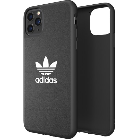 Adidas suojakuori iPhone 11 Pro Max (musta/valkoinen)