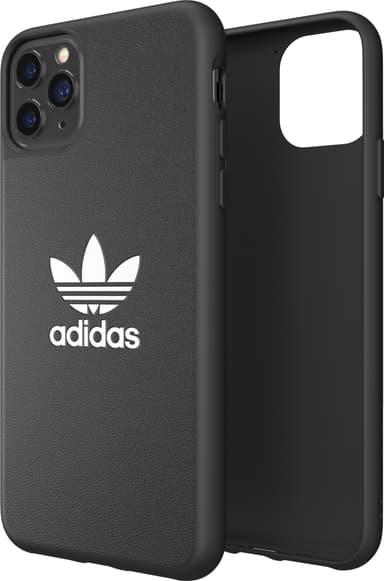 Adidas suojakuori iPhone 11 Pro Max (musta/valkoinen)