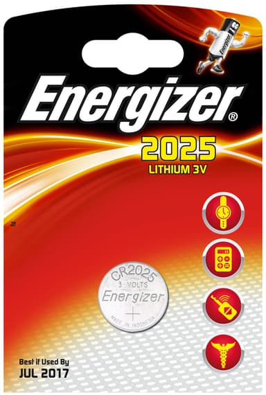 Energizer nappiparisto CR2025 (1kpl)