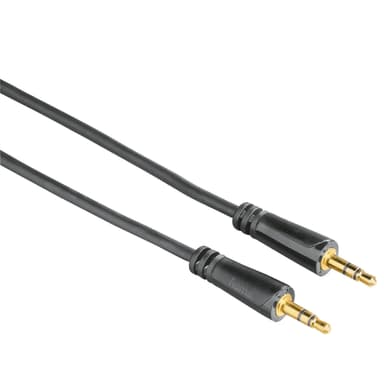HAMA Johto Audio 3.5mm-3.5mm  0.75m Kulta/Musta